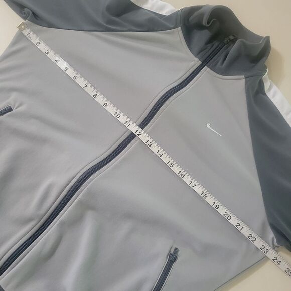Nike Sportswear Women’s Gray Knit Dri-FIT Track Jacket - Picture 3 of 13